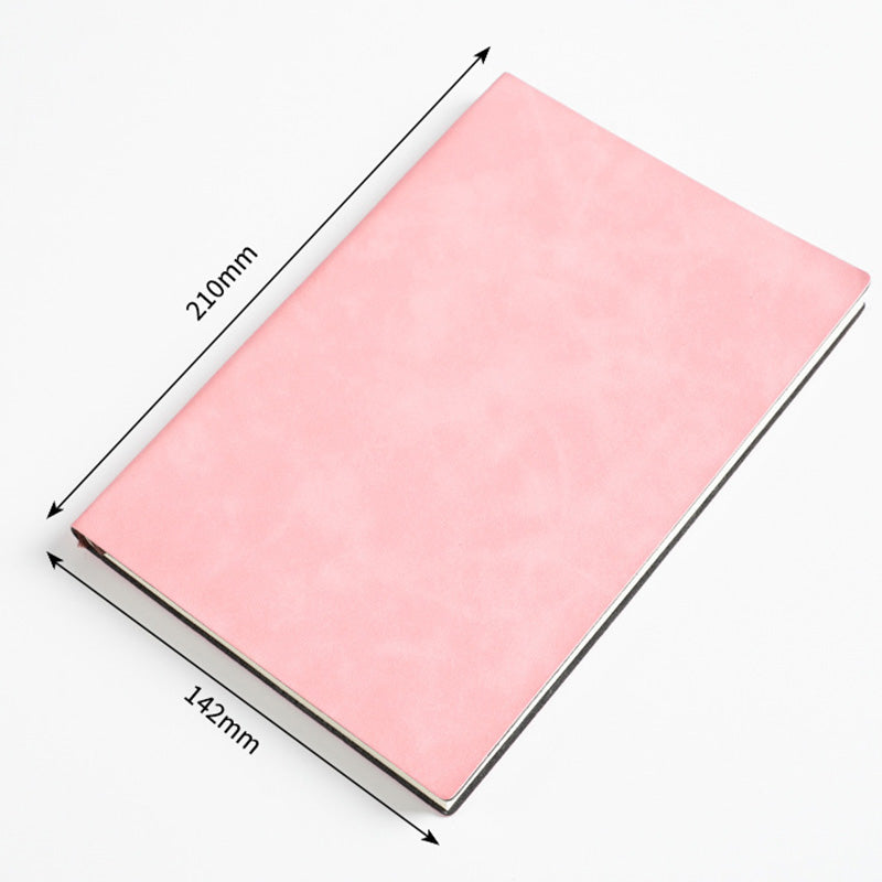 Functional A5 PU Leather Executive Notebook with Strap