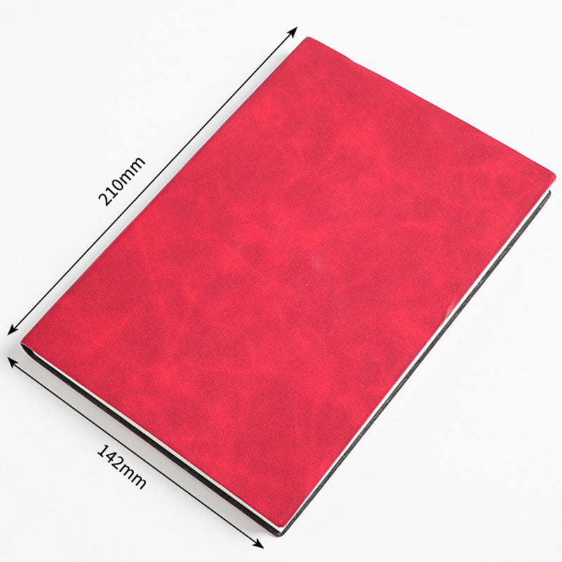 Functional A5 PU Leather Executive Notebook with Strap