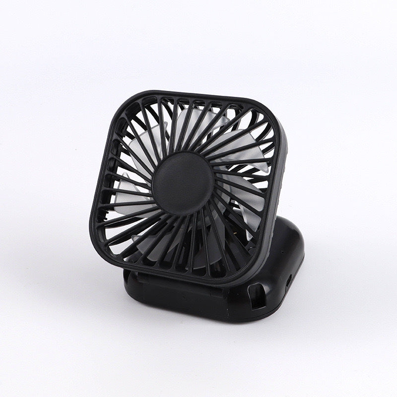 Portable Foldable Fan with Lanyard, Rechargeable