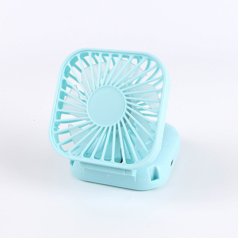 Portable Foldable Fan with Lanyard, Rechargeable