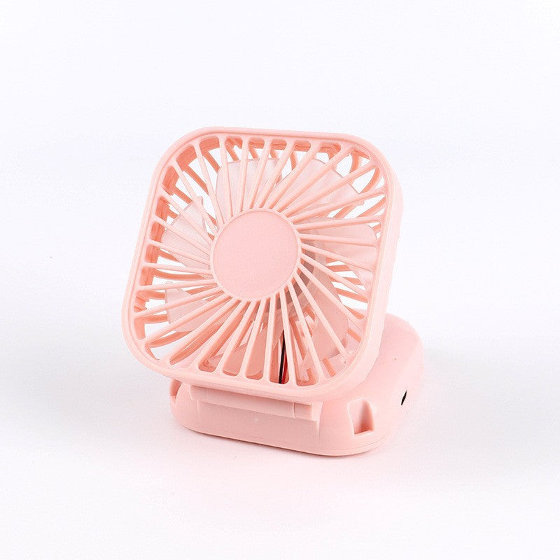 Portable Foldable Fan with Lanyard, Rechargeable