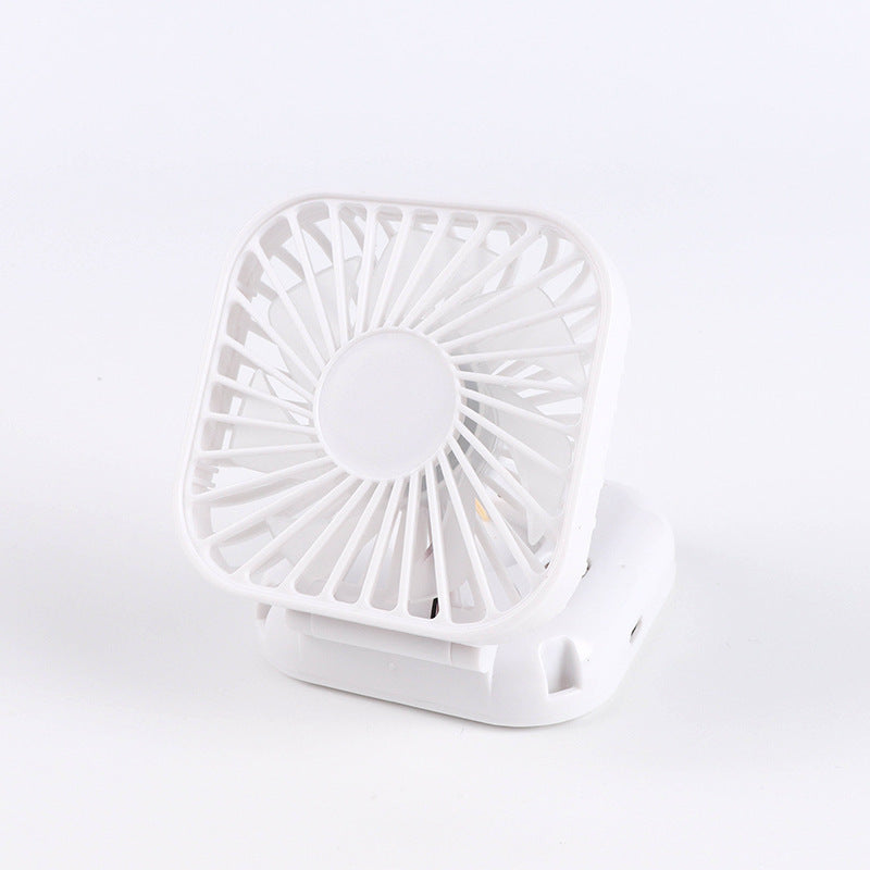 Portable Foldable Fan with Lanyard, Rechargeable