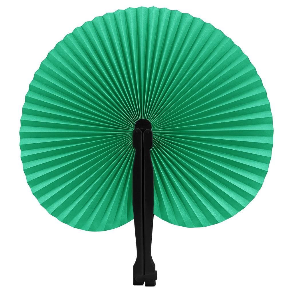 Round Full-Color Folding Paper Hand Fan