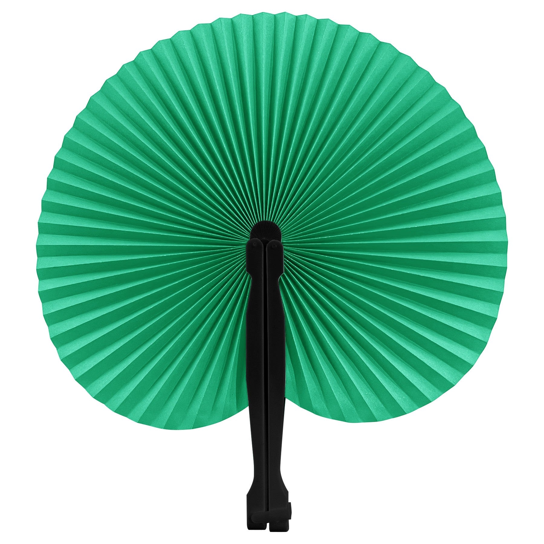 Round Full-Color Folding Paper Hand Fan