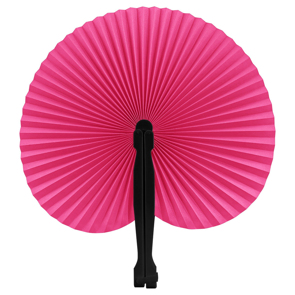 Round Full-Color Folding Paper Hand Fan