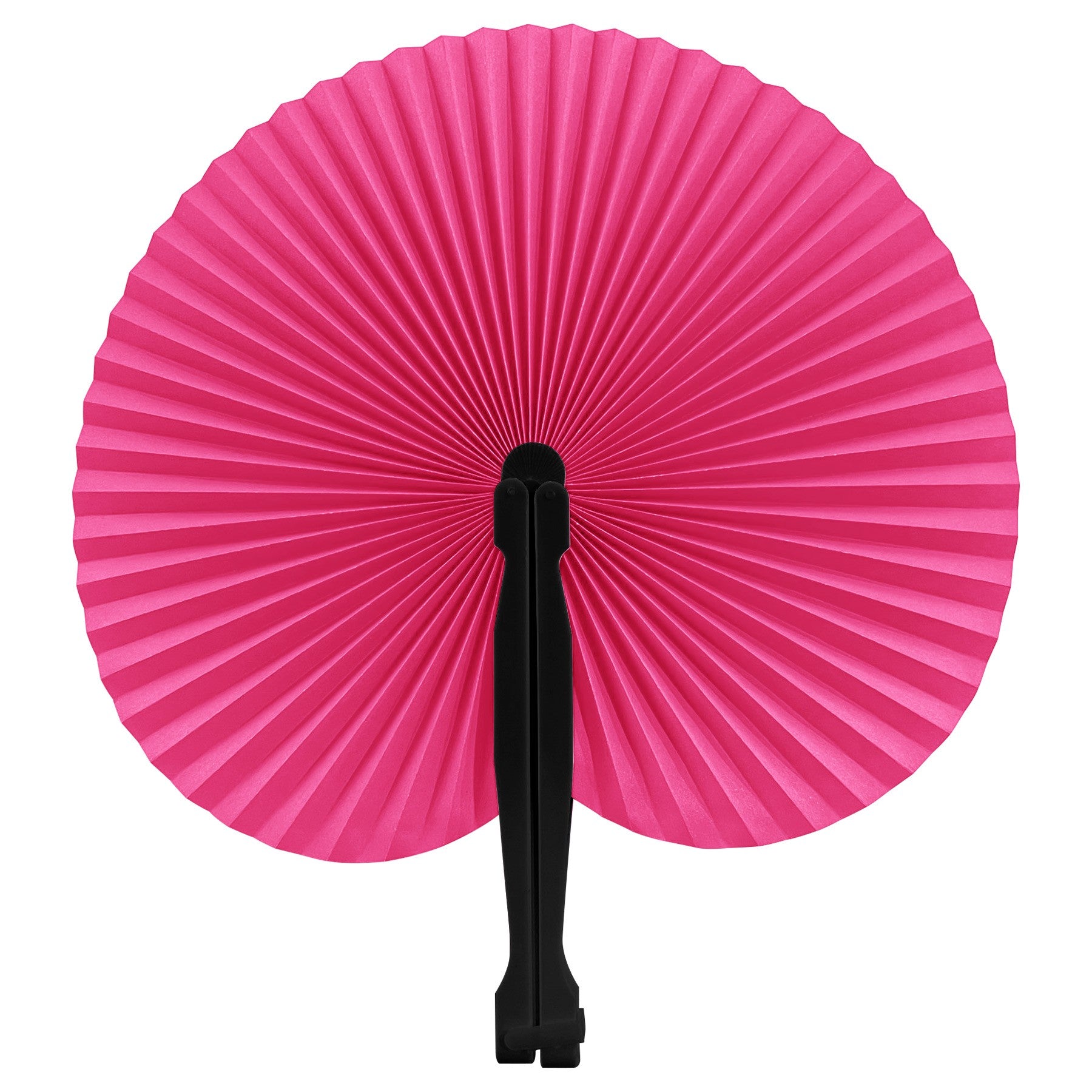 Round Full-Color Folding Paper Hand Fan