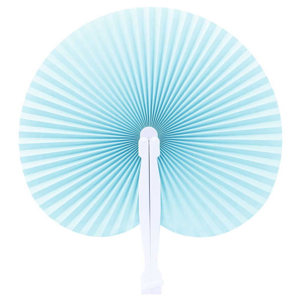 Round Full-Color Folding Paper Hand Fan