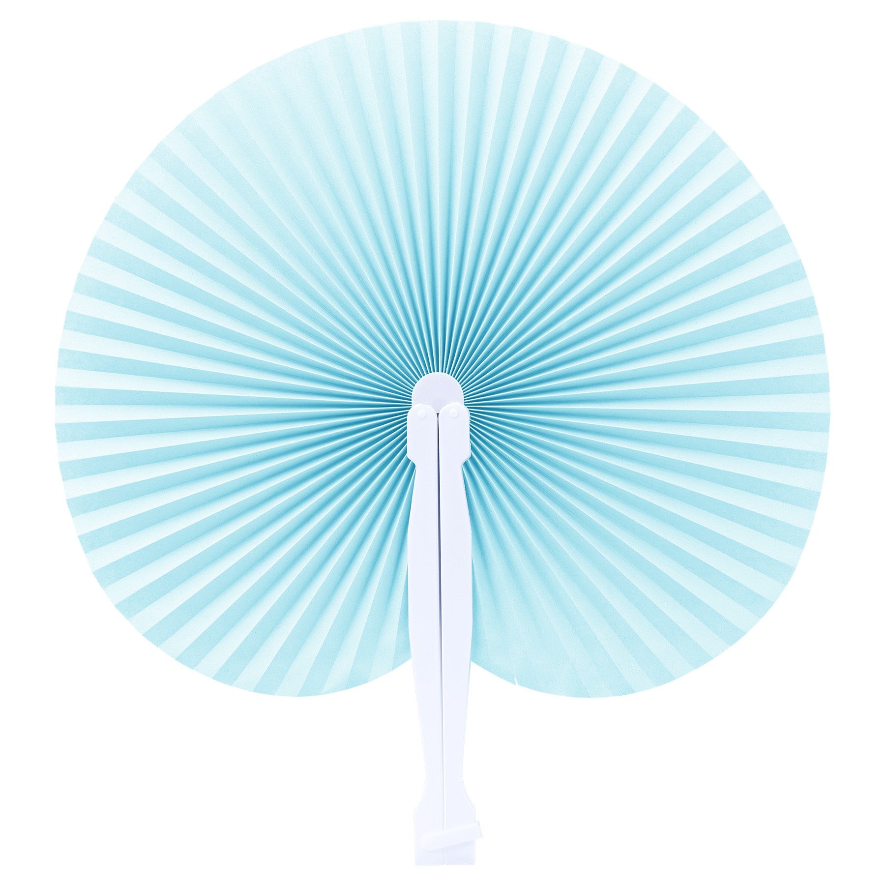 Round Full-Color Folding Paper Hand Fan