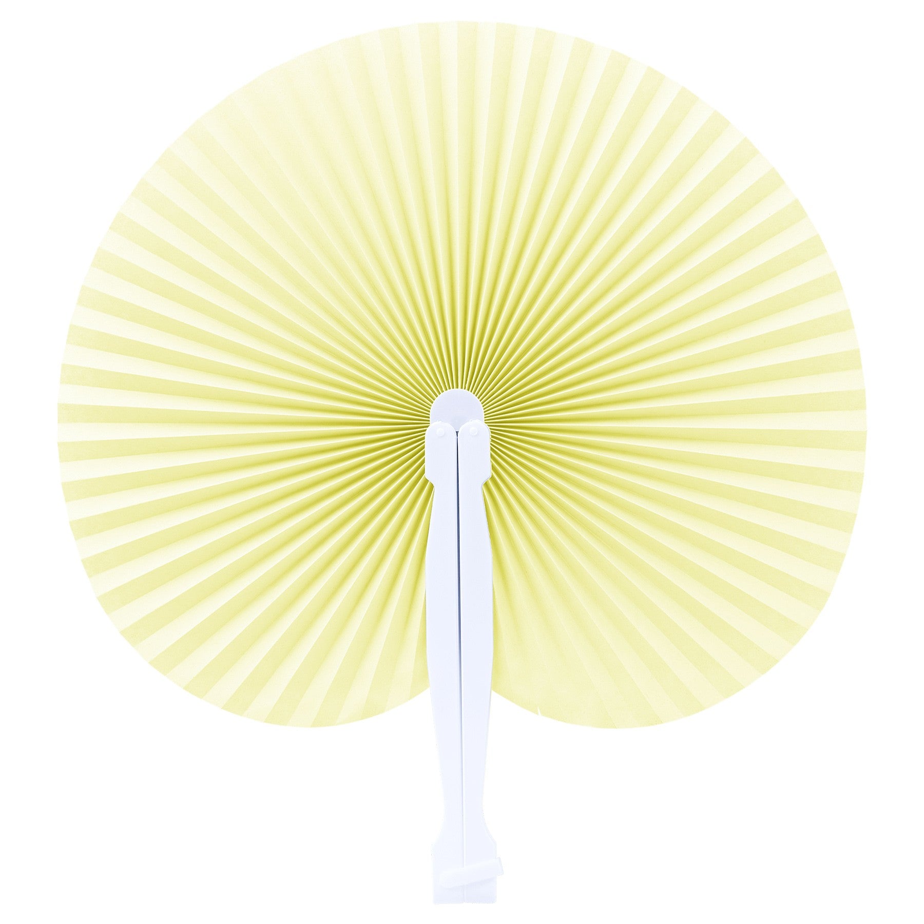 Round Full-Color Folding Paper Hand Fan