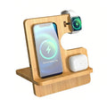 Bamboo 3-in-1 Charging Stand