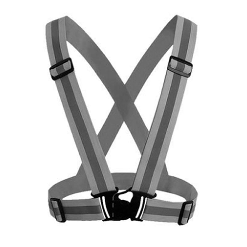 Adjustable Reflective Running Cross Belt with Safety Tape