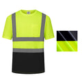 Odor-Resistant Hi-Viz Poly-Cotton Double-Band Reflective Safety T-Shirt