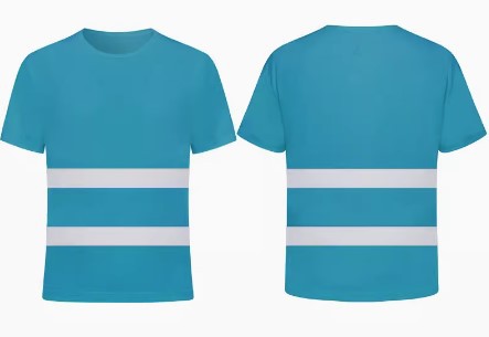 Reflective Tape Safety Workwear T-Shirt with Odor Control