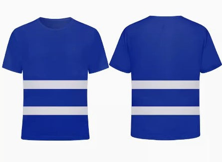 Reflective Tape Safety Workwear T-Shirt with Odor Control