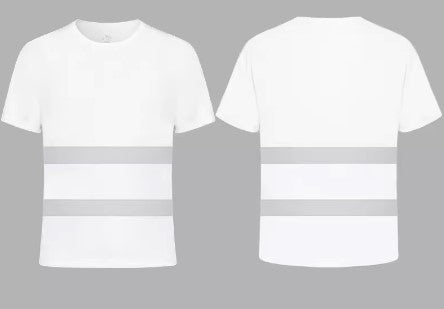 Reflective Tape Safety Workwear T-Shirt with Odor Control
