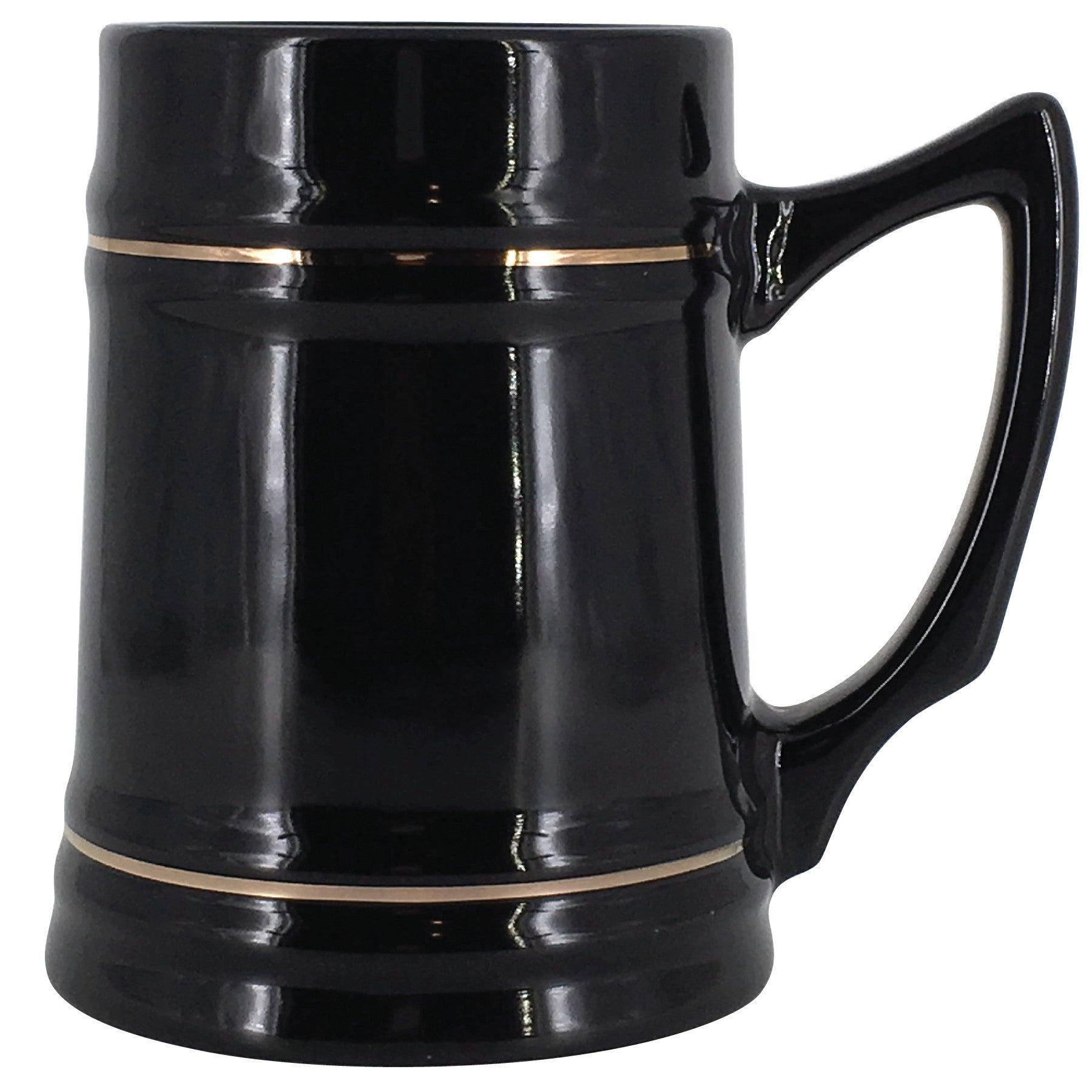 20 oz Ceramic Dishwasher-Safe Beer Stein Mug with Handle