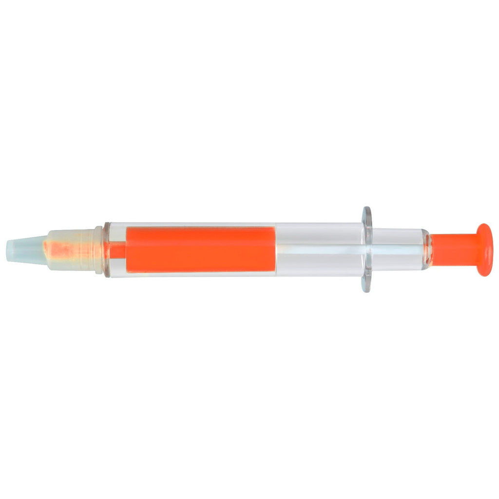 Highlighter and Syringe-Shaped Pen Combo Marker