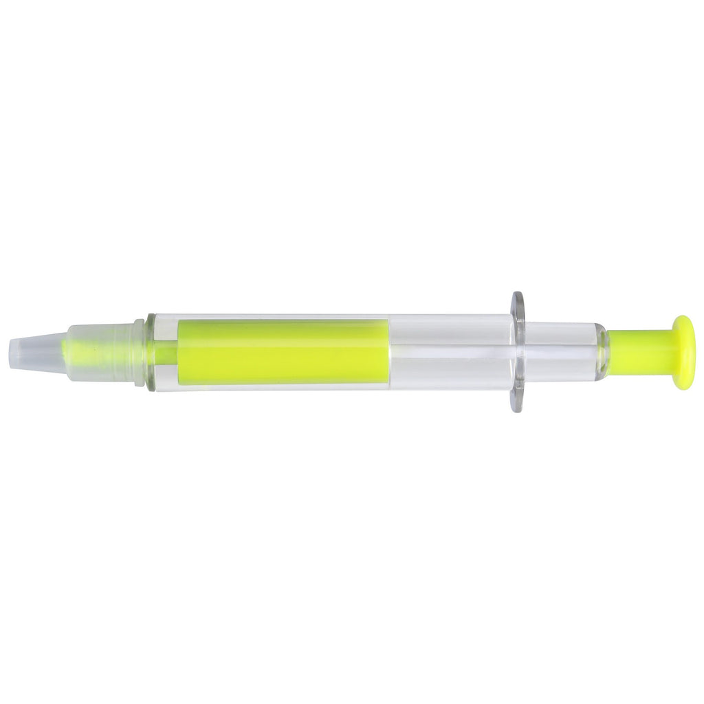 Highlighter and Syringe-Shaped Pen Combo Marker