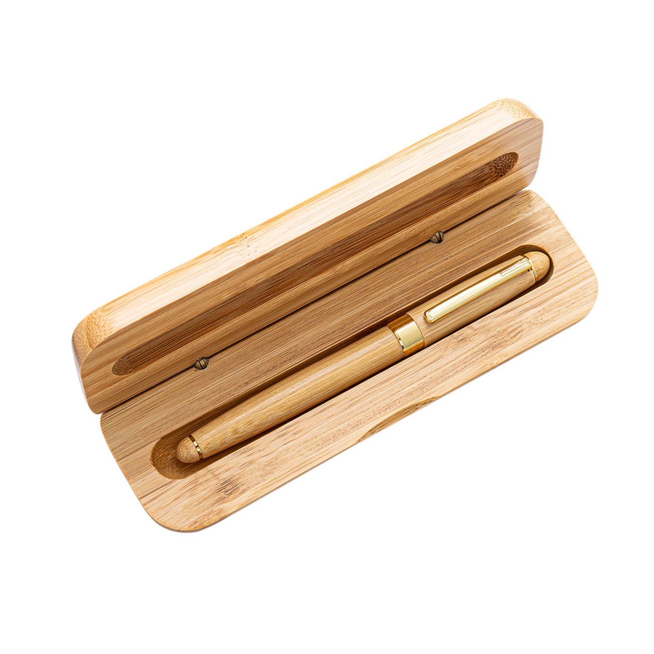 Bamboo Promotional Fountain Pen Set in Gift Box