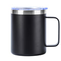 14 oz Stainless Steel Coffee Cup Mug with Lid and Handle