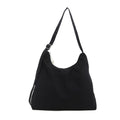 Canvas Zipper Tote Bag with Adjustable Shoulder Strap