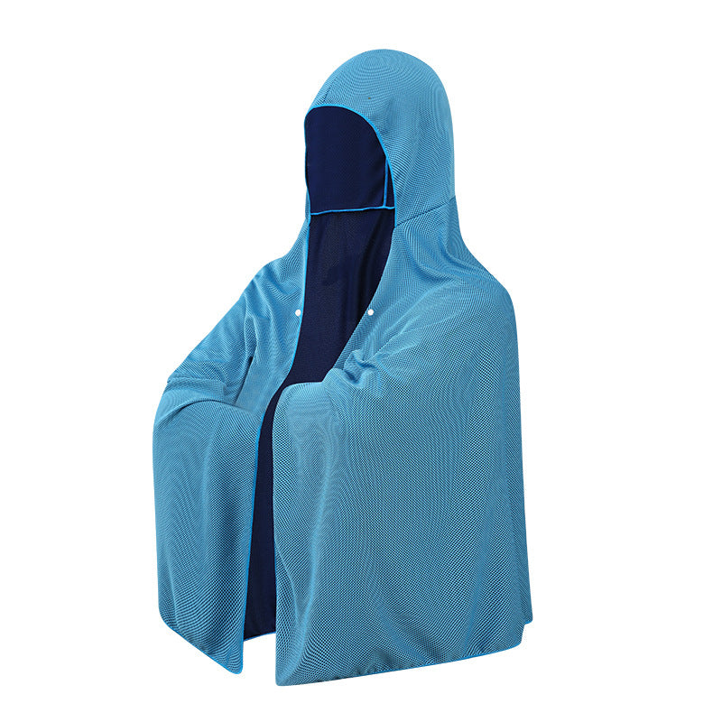 Long Hooded Cooling Towel for Sun Protection