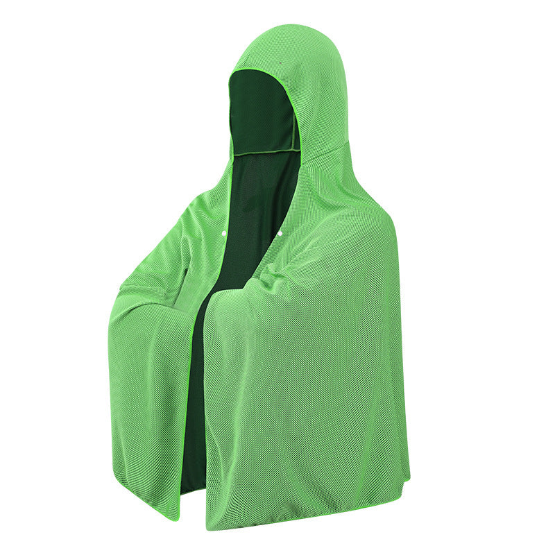 Long Hooded Cooling Towel for Sun Protection