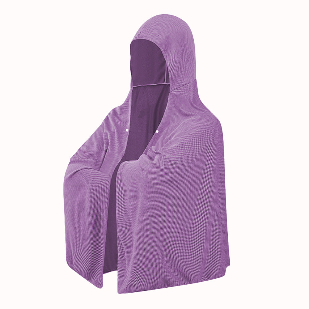 Long Hooded Cooling Towel for Sun Protection