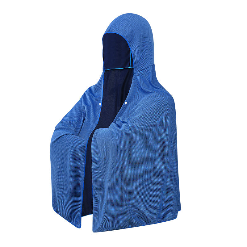 Long Hooded Cooling Towel for Sun Protection