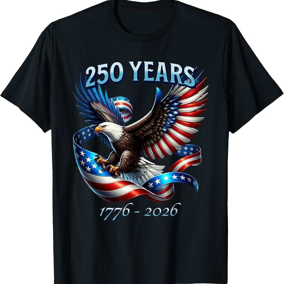 Short-Sleeve T-Shirt for 2026 American Independence Day