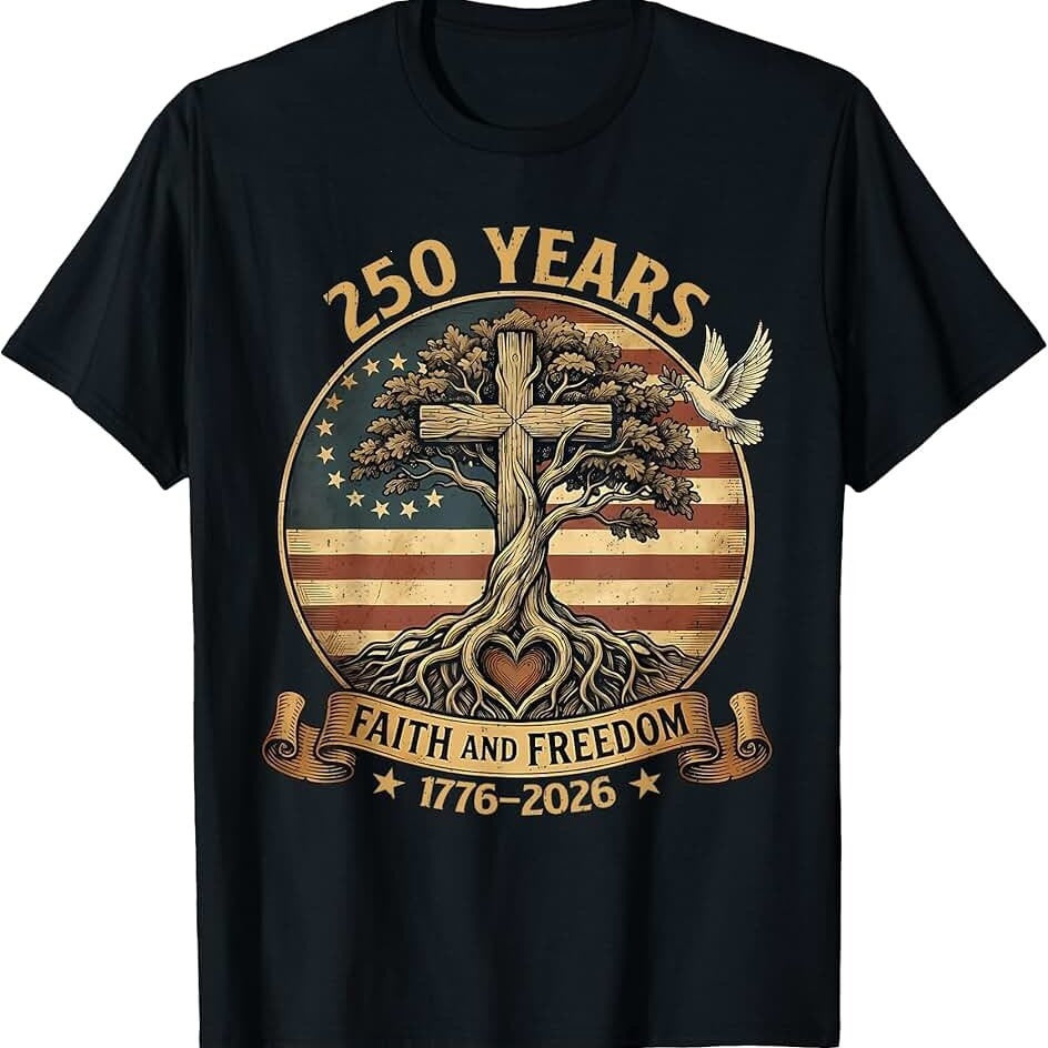 Short-Sleeve T-Shirt for 2026 American Independence Day