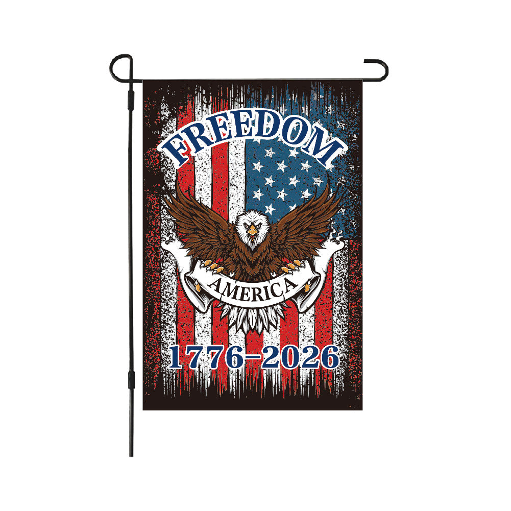 Double-Sided America 250 Anniversary Garden Banner (12" x 18")