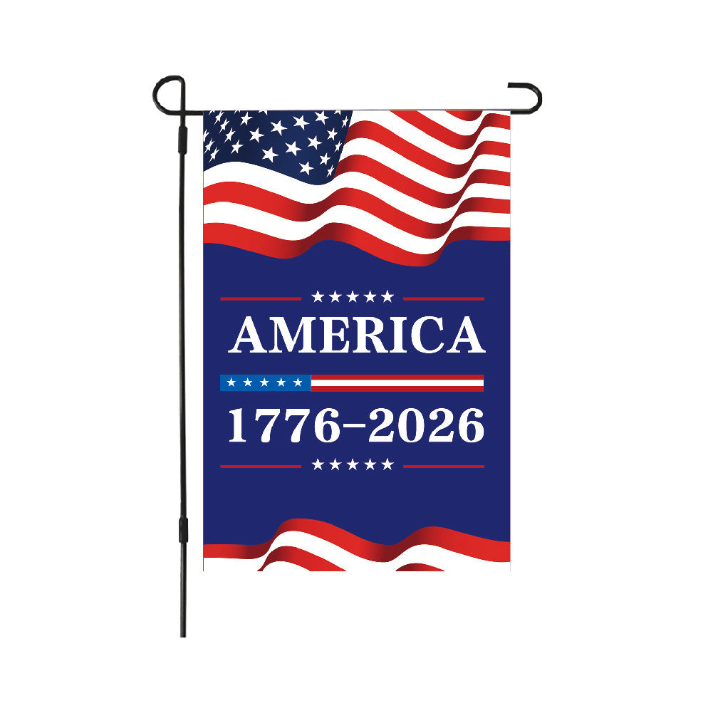 Double-Sided America 250 Anniversary Garden Banner (12" x 18")