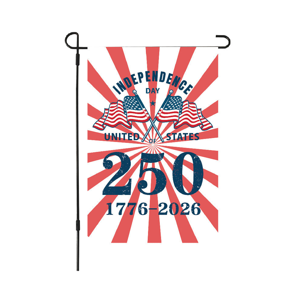 Double-Sided America 250 Anniversary Garden Banner (12" x 18")