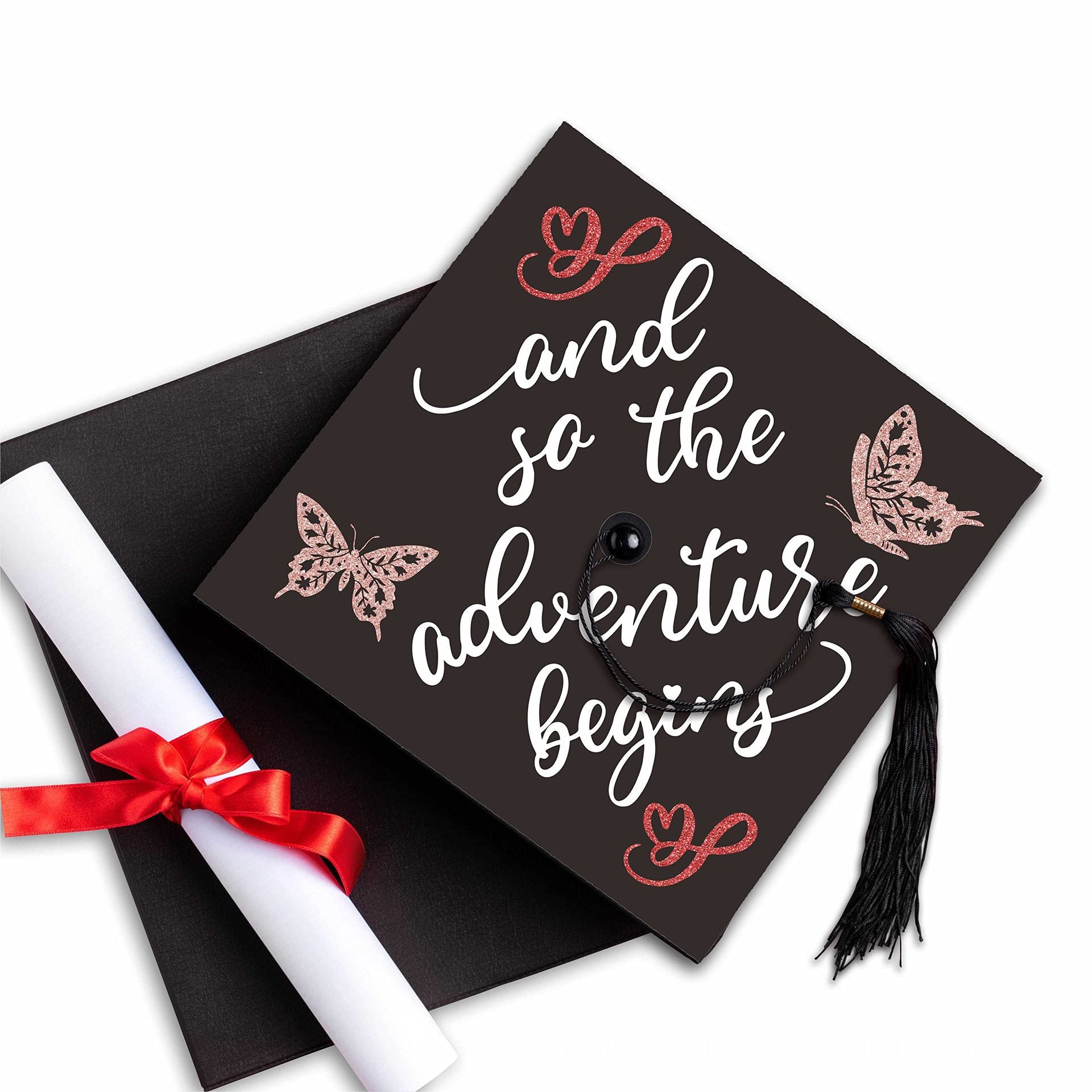Unisex University Bachelor Graduation Cap with Tassel