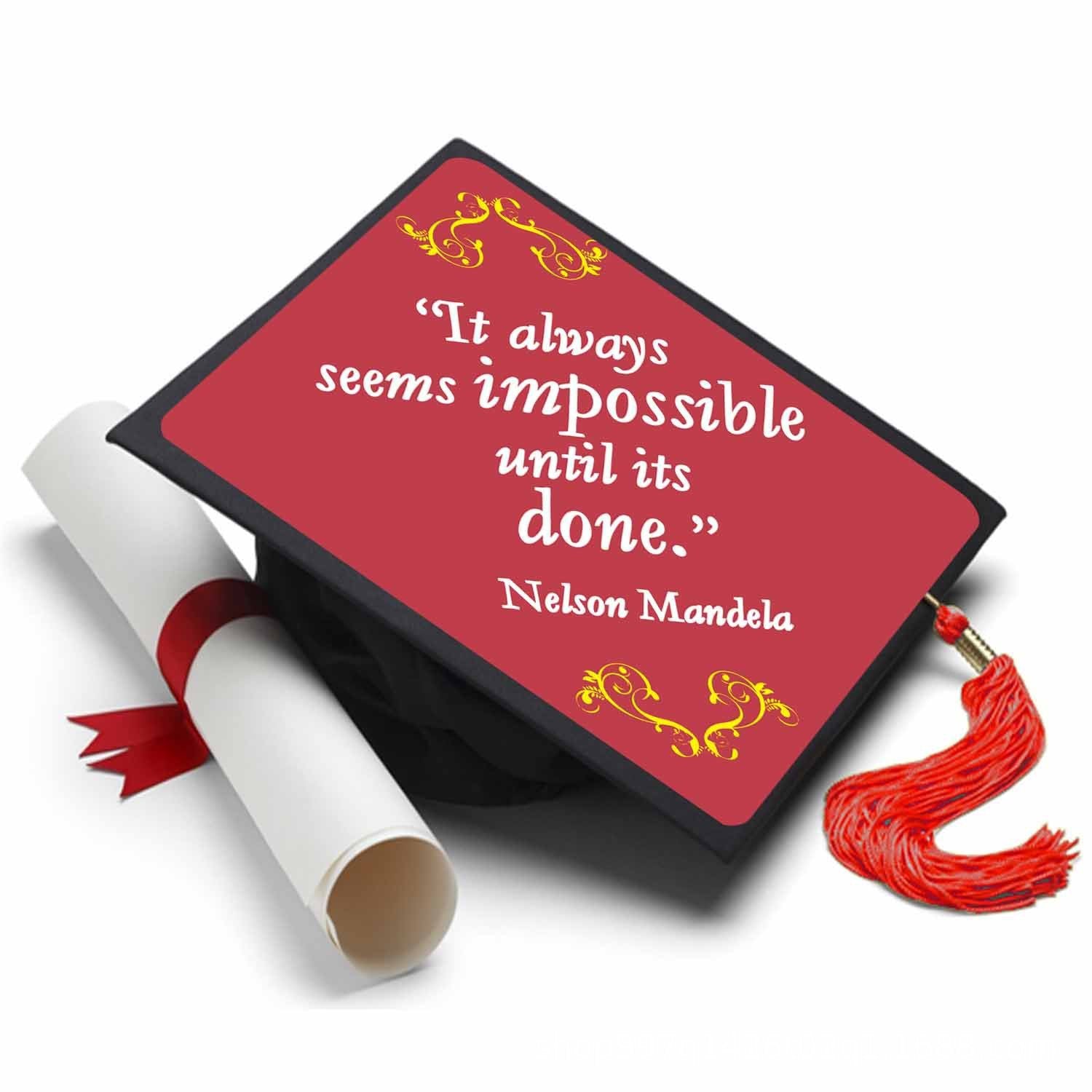 Unisex University Bachelor Graduation Cap with Tassel