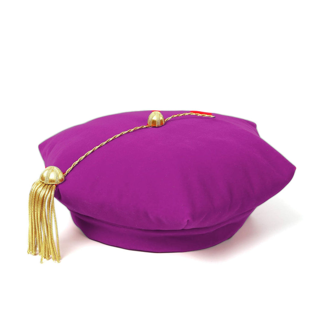 Unisex Velvet Doctoral Graduation Tam