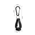 Plastic Clip with Key Ring Carabiner